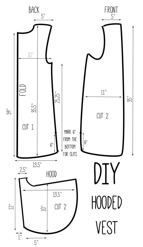 Free Printable Vest Sewing Pattern Boys Pants Chart Sleeve High Free 