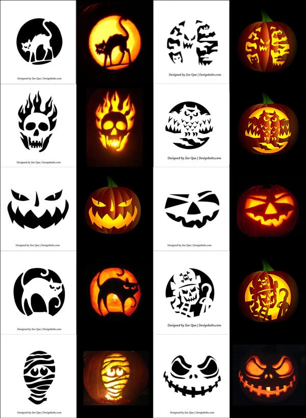 Free Pumpkin Carving Patterns Printable