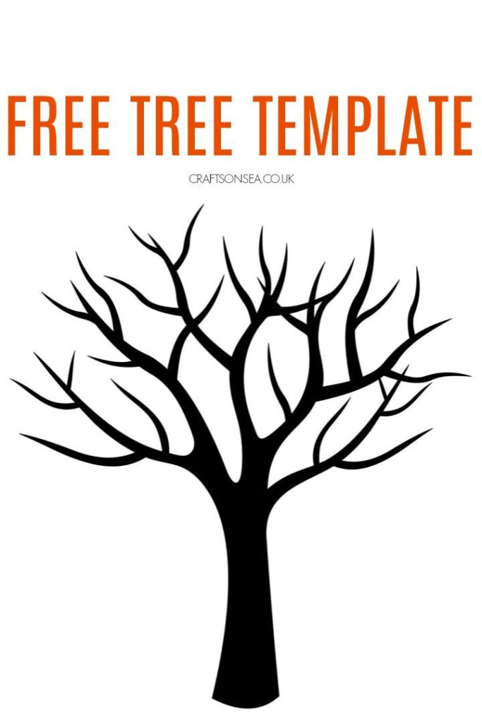 FREE Tree Template Fall Crafts For Kids Tree Templates Spring 