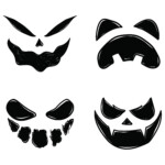 Halloween Pumpkin Faces Templates Stanlyndeauthor