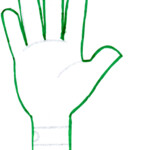Handprint Outline Clipart 20 Free Cliparts Download Images On