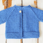 How To Knit A Newborn Cardigan For Beginners Part 3 YouTube