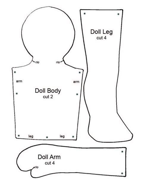 Image Result For Free Printable Rag Doll Patterns Rag Doll Tutorial 