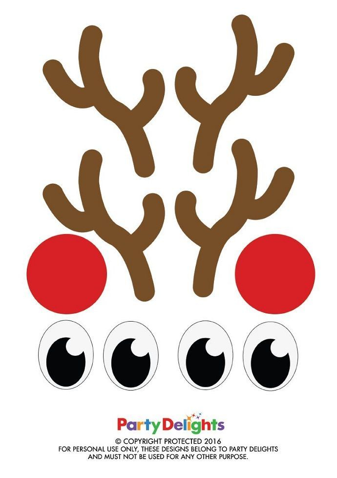 Image Result For Reindeer Antler And Ears Print Out Diy Christmas 