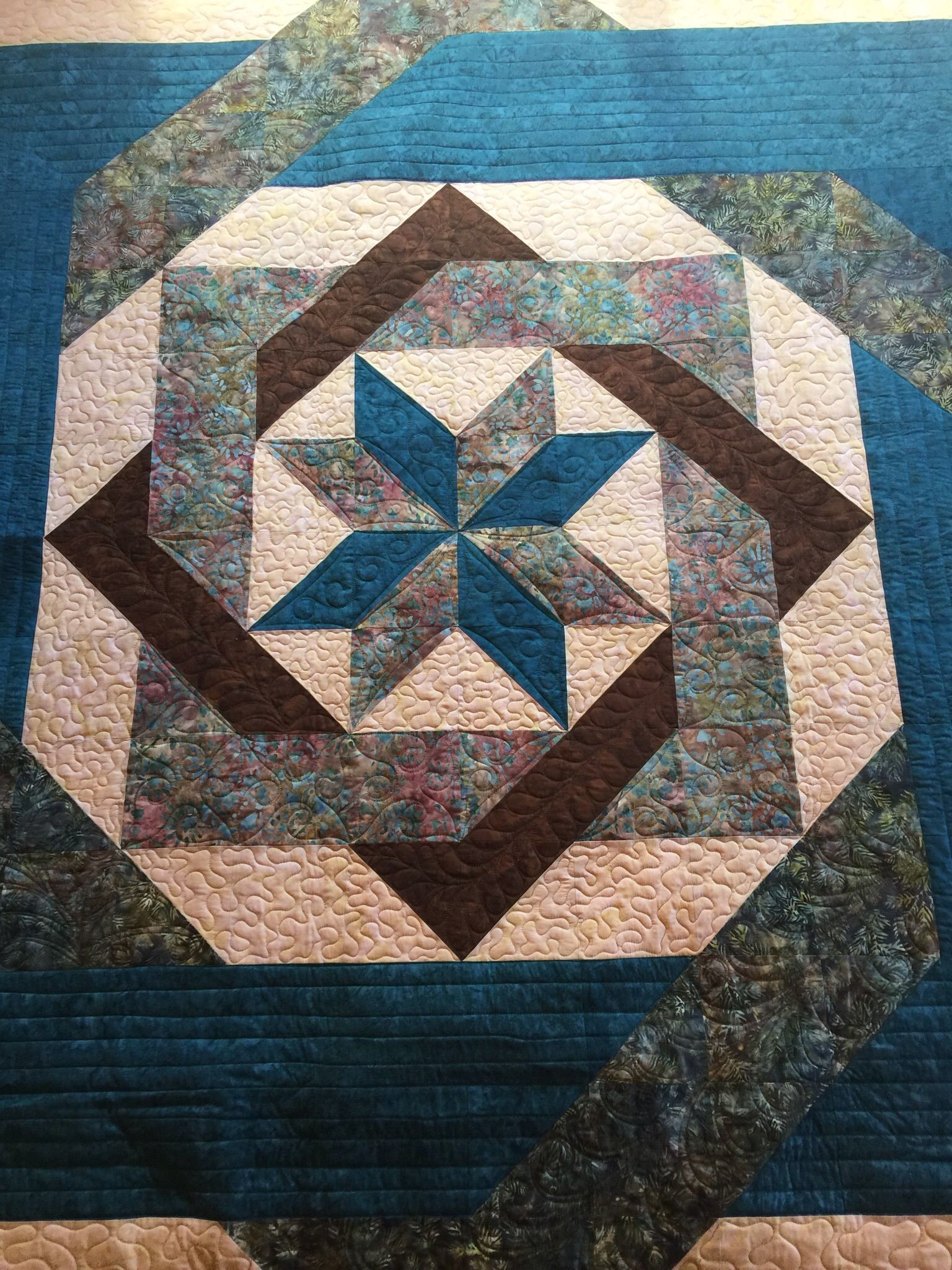 Labyrinth Star Quilt Star Quilt Patterns Star Quilts Labrynth Quilt