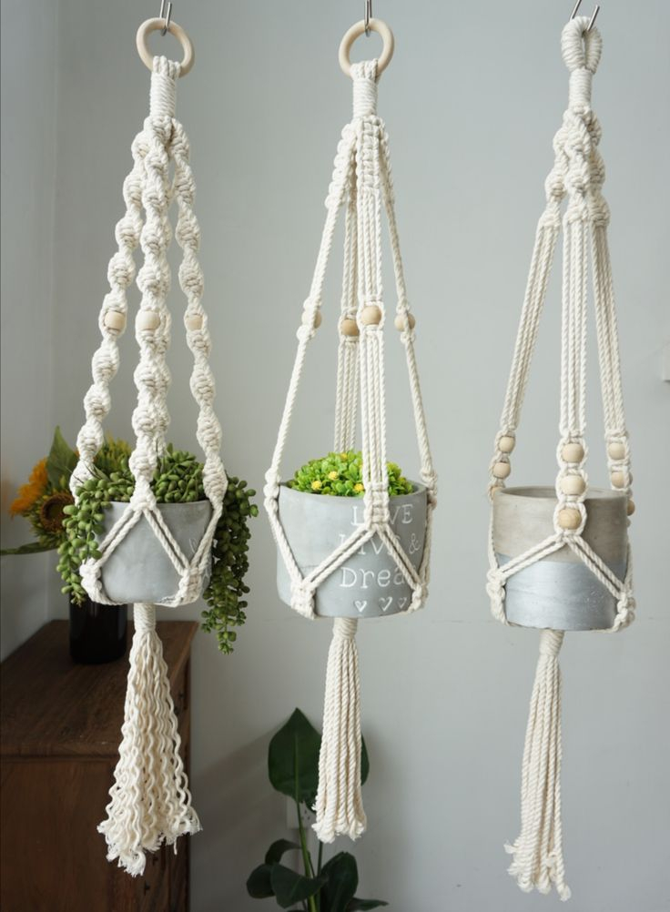 Printable Free Macrame Plant Hanger Pattern Pdf Free Printable Pattern