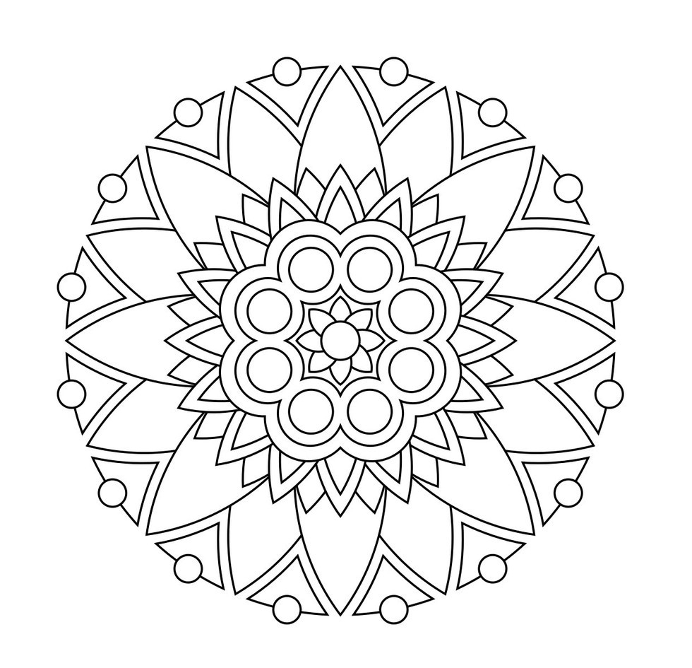 Mandala Design Coloring Pages At GetColorings Free Printable 
