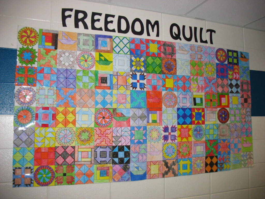 Mrs Stone s Class We ve Made Our Freedom Quilt Freedom Quilt 