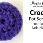 Nylon Pot Scrubber Free Crochet Pattern Left Handed YouTube