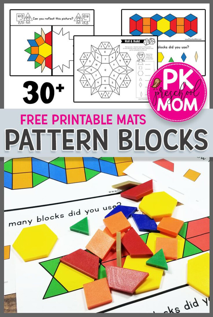 Pattern Blocks Preschool Mom Pattern Blocks Preschool Patterns 