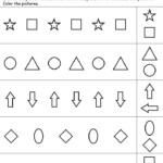 Pattern Worksheet For Kindergarten 1 Mumma World Craftsactvities And