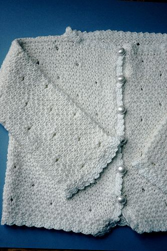 Peek A Boo Sacque Pattern By Fleisher Knit Baby Sweaters Knitted 