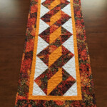 Pole Twist Table Runner Created For My Daughter Quilted Table