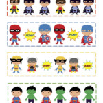 Preschool Printables Super Hero s Pattern Cards Super Hero
