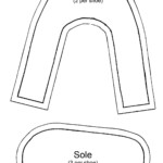 Printable Baby Shoe Patterns Free Templates Organized Occurrences