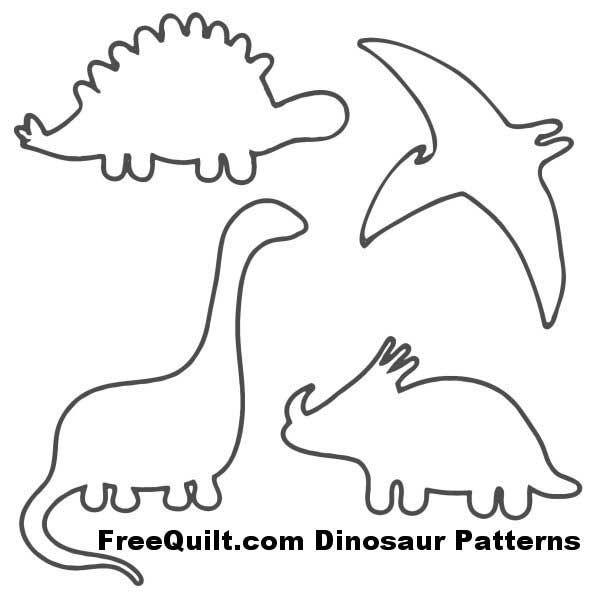 Printable Dinosaur Pattern Block Template Printable Free Templates