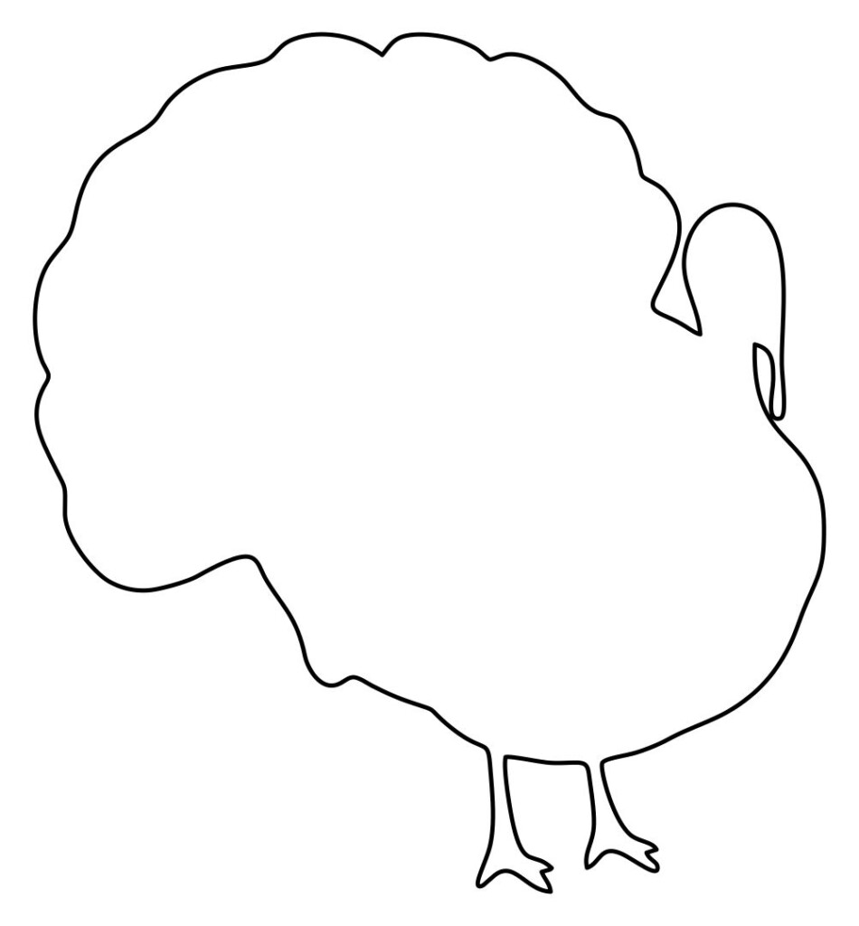 Printable Turkey Template Free FREE PRINTABLE TEMPLATES