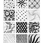 Printable Zentangle Practice Sheets Printable Word Searches