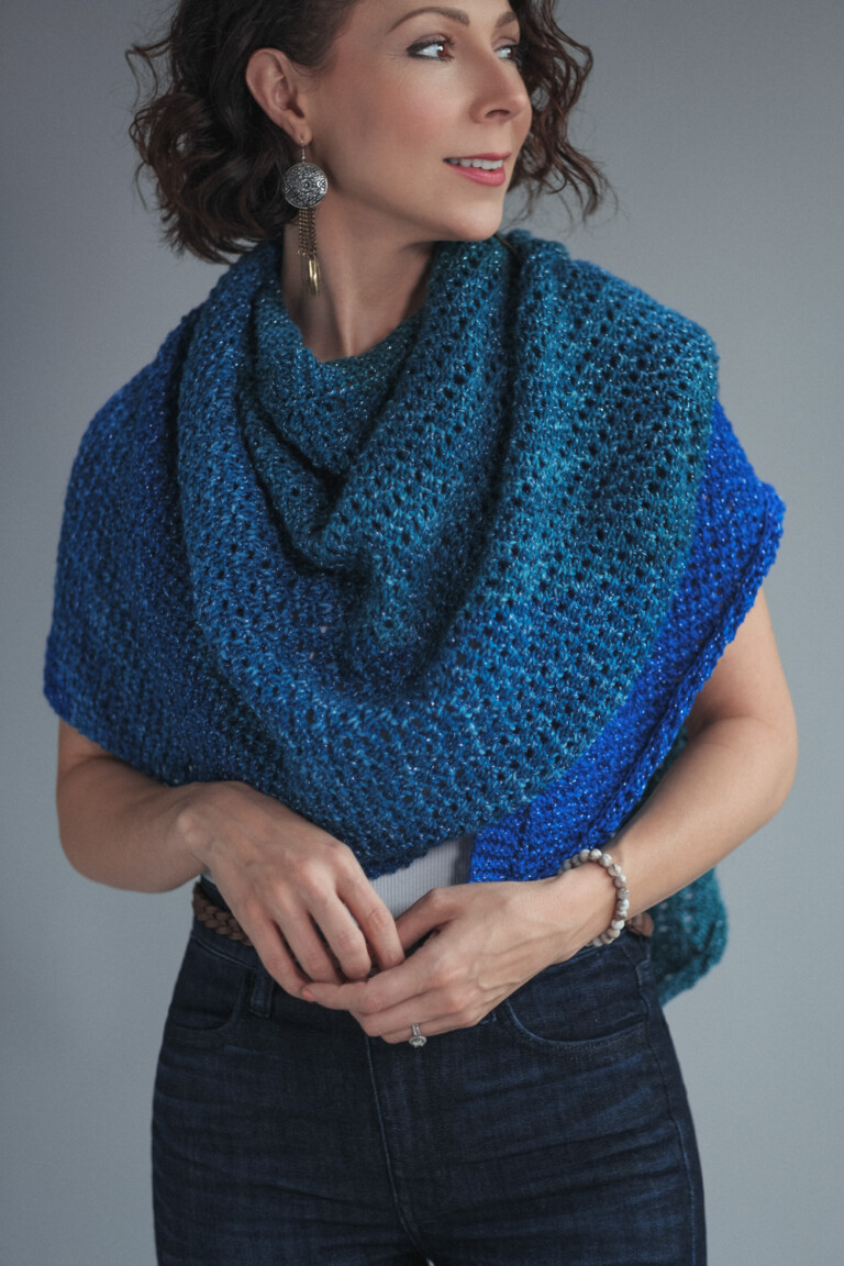 Free Printable Knitting Patterns Easy Cranberry Shawl Knitting Pattern