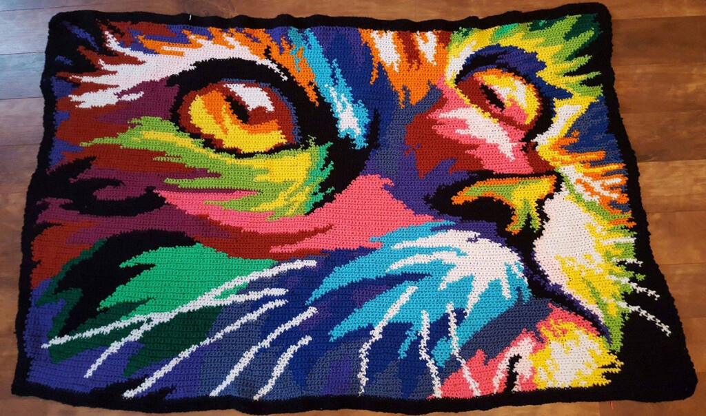 Rainbow Cat Art Standard Word Chart With Images Graph Crochet 