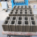 Semi Automatic Cement Hollow Block Making Machine brickmachine