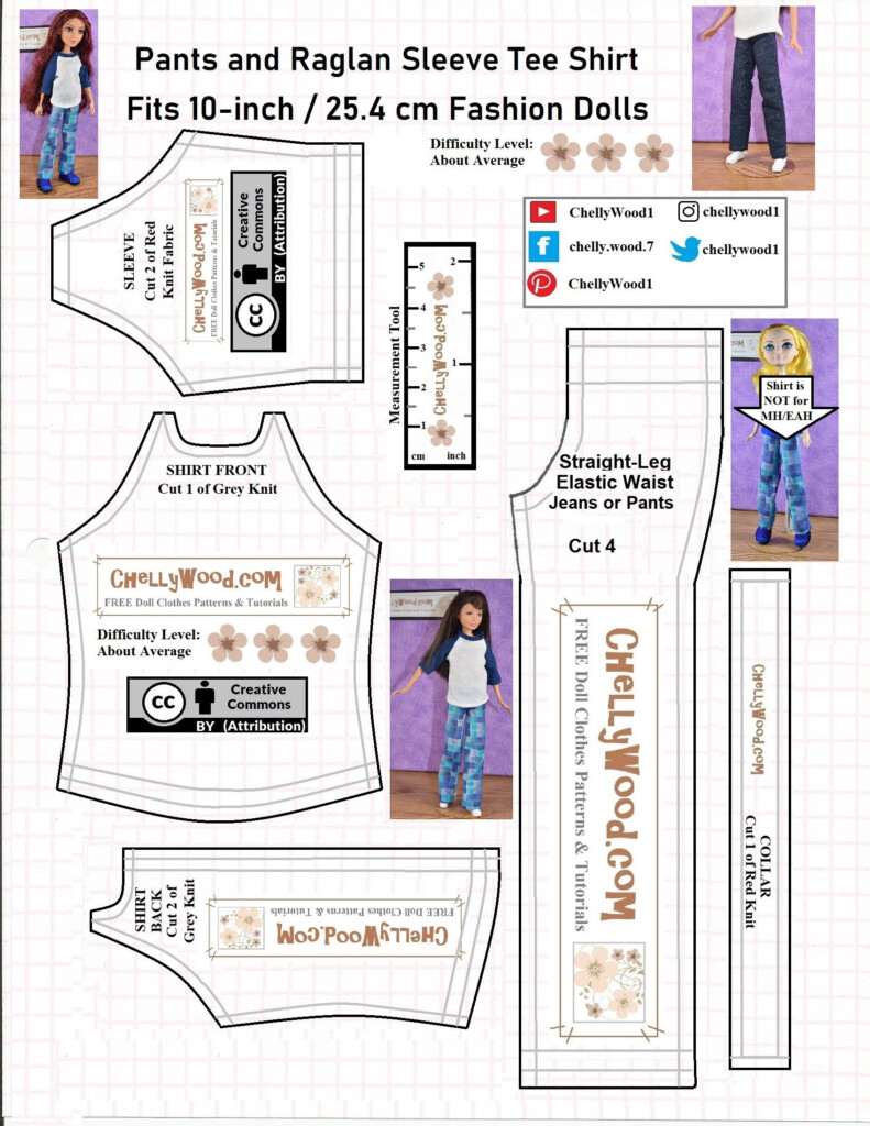 Sew Some Casual Doll Clothes For Skipper Dolls W free Patterns 