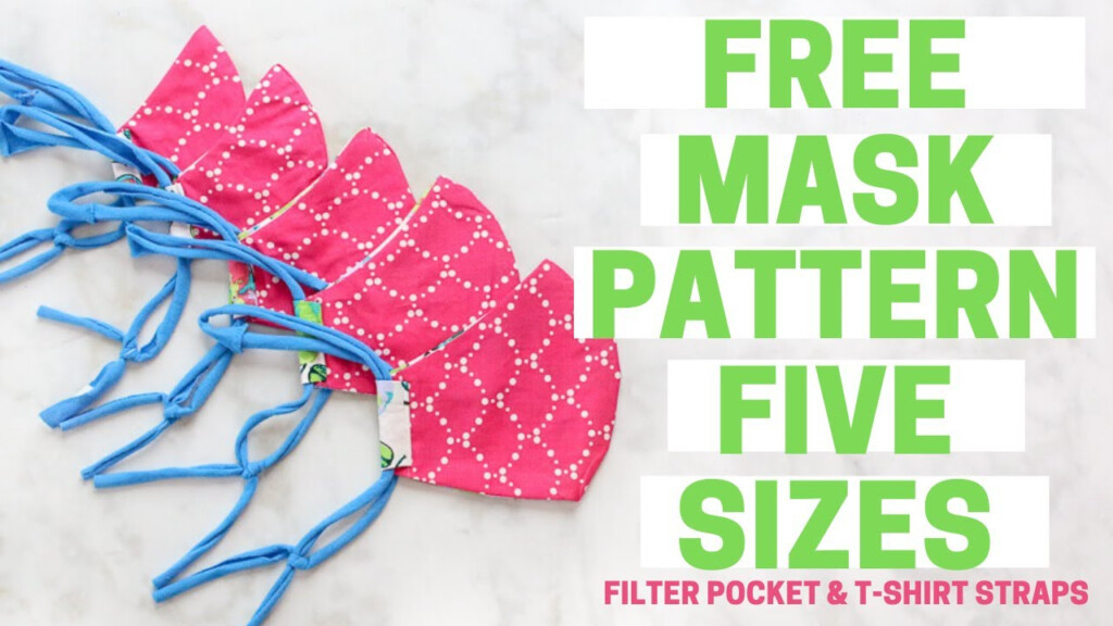 SEW The BEST Fitting Medical MASK With FILTER FREE Pattern FIVE 