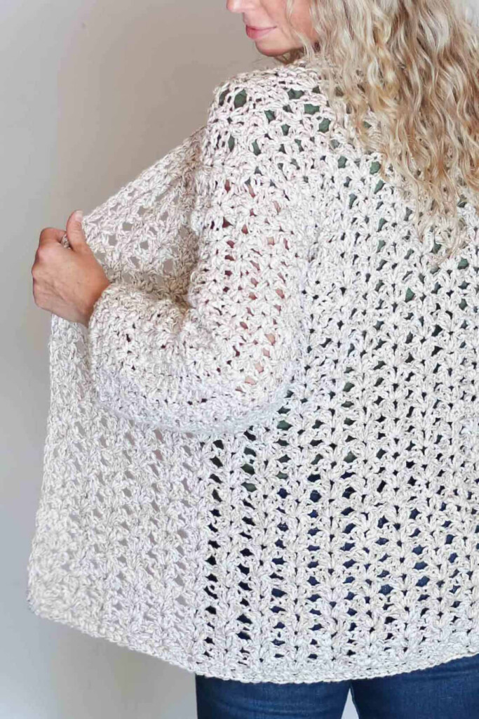 Simple Crochet Jacket Free Pattern Make Do Crew