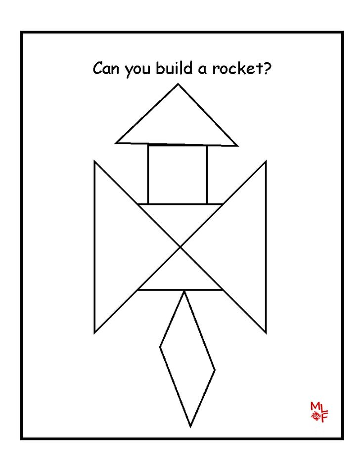 Tangrams Print The Pattern Belo Learning Printables Tangram Patterns 