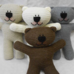 Teddy Bear Easy Knit Pattern Suitable For Beginner Knitters With
