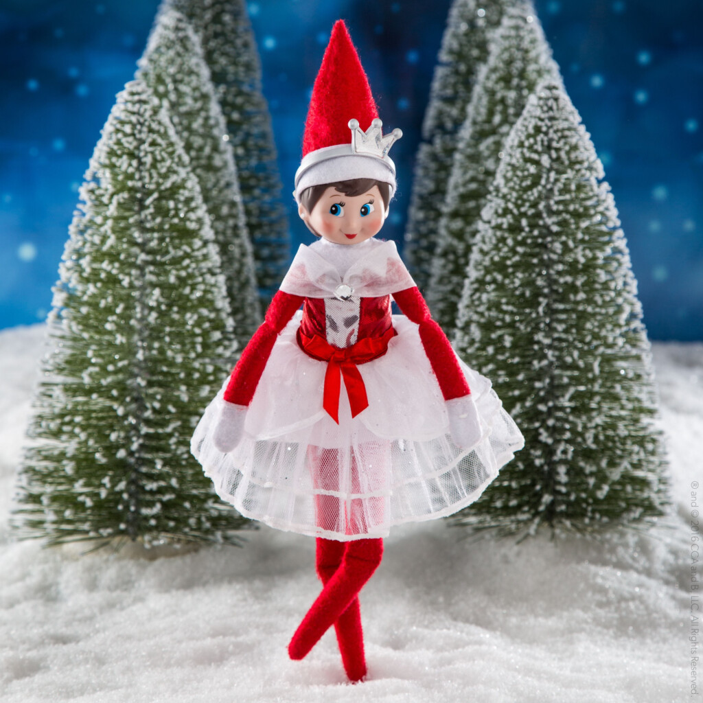 The Elf On The Shelf Claus Couture Peppermint Princess Gown Walmart