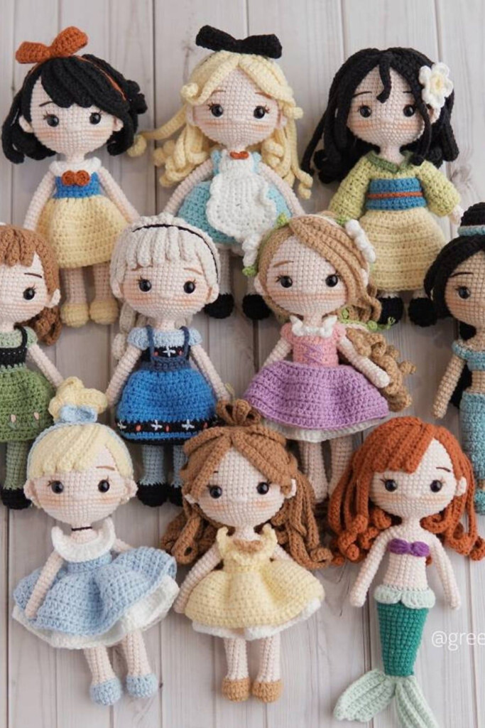 These Crocheted Disney Princess Dolls Are So Dang Cute Our Kids Need 