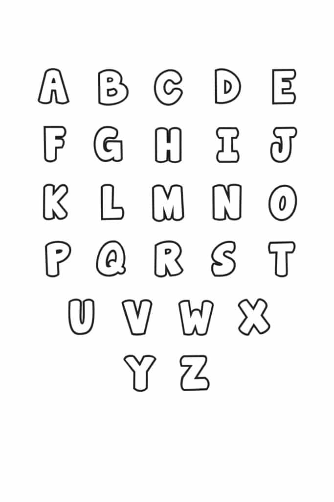 This 43 Facts About Abc Bubble Letters Printable Free How To Create